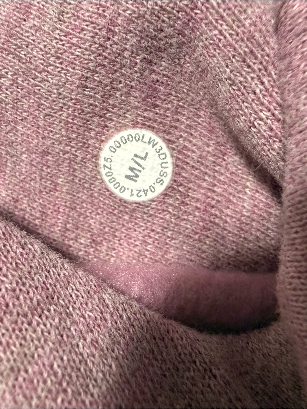 Lululemon Scuba Oversized Half-Zip Hoodie – Heathered Pink Taupe – M/L - Picture 4 of 8